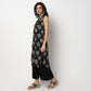 Buy Women Straight Fit Printed Sleeveless Kurta  - Style Union