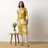 Buy Women Straight Fit Printed Three-Fourth Sleeve Kurta  - Style Union