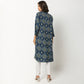Buy Women Straight Fit Printed Three-Fourth Sleeve Kurta  - Style Union