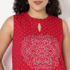 A-Line Printed Straight Kurta