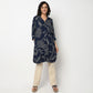 Buy Women Straight Fit Printed Three-Fourth Sleeve Kurta  - Style Union
