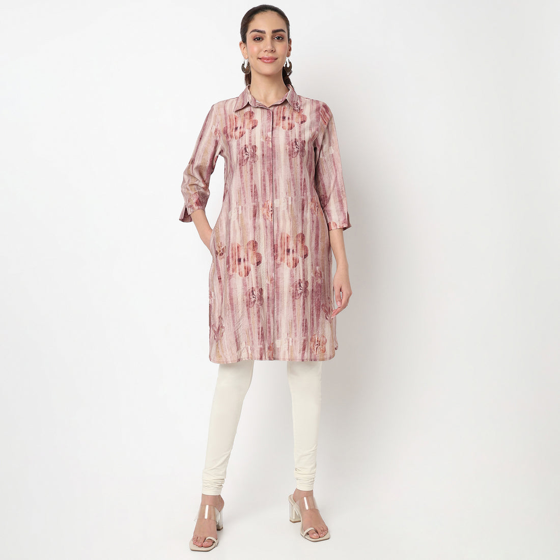 Printed A-Line Kurta