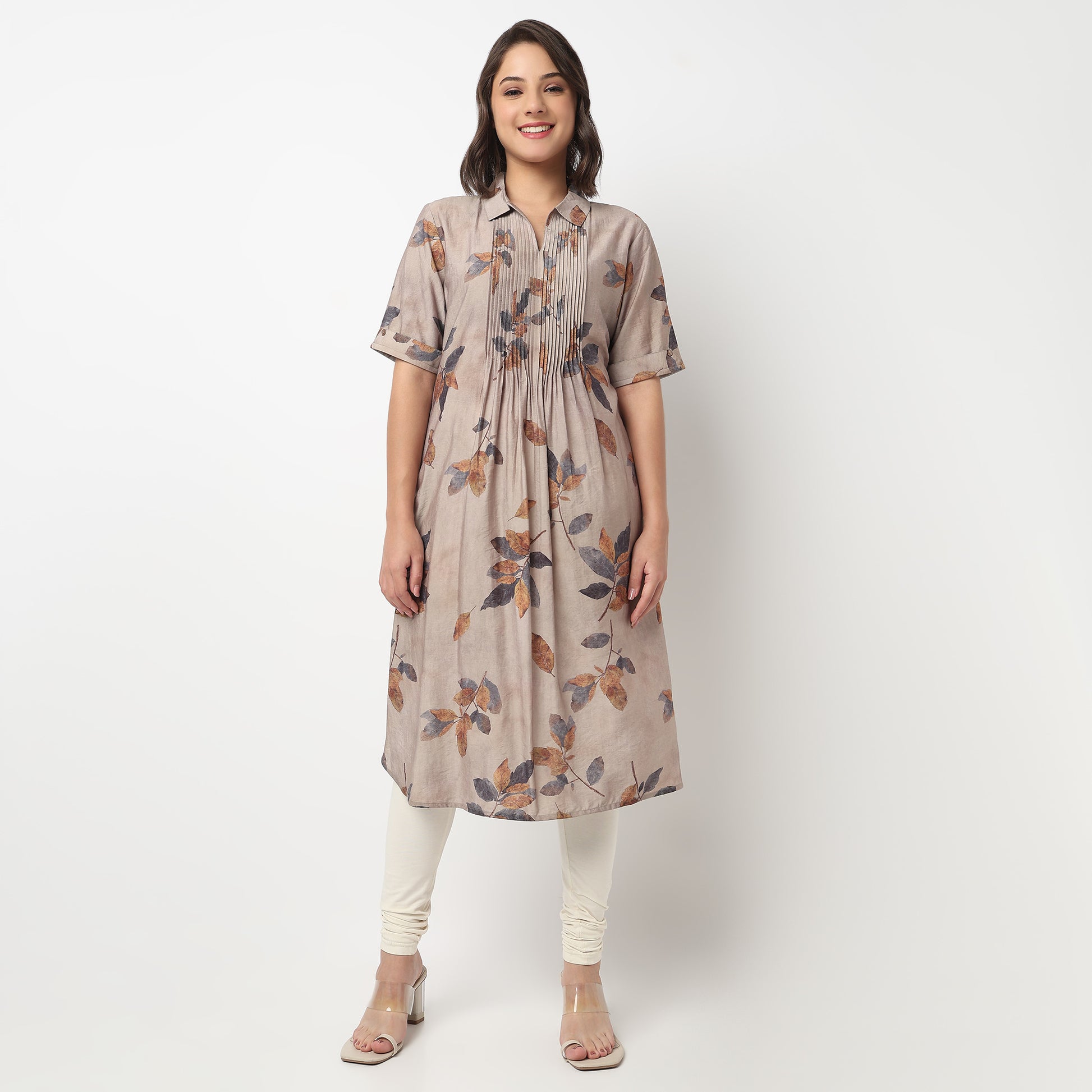 Printed A-Line Kurta