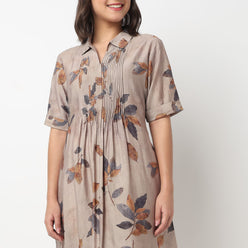 Printed A-Line Kurta