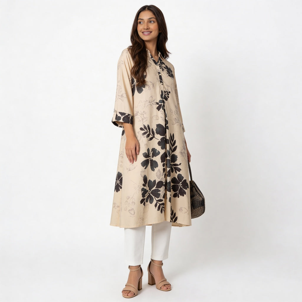 Printed Straight Kurta