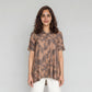Rayon Printed Three-Fourth Sleeve Kurta