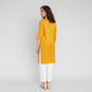 Embroidered V-Neck Straight Kurta