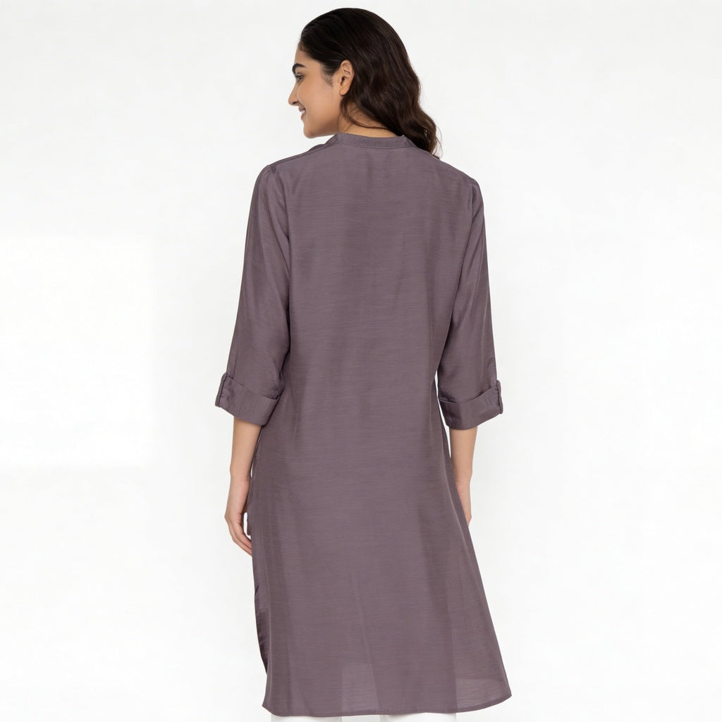 Embroidered Straight Kurta