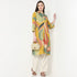 Blue Winterlight Printed Straight Kurta
