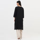 Embroidered V-Neck Straight Kurta