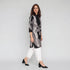 Rayon Printed Three-Fourth Sleeve Kurta