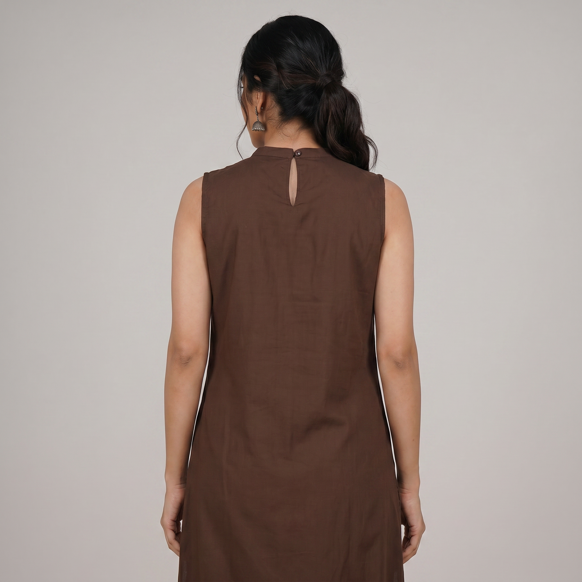 Embroidered A-Line Kurta