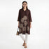 Printed V-Neck Straight Kurta
