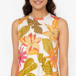 Printed A-Line Straight Kurta