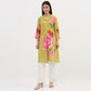 Printed Below Knee Straight Fit Kurta