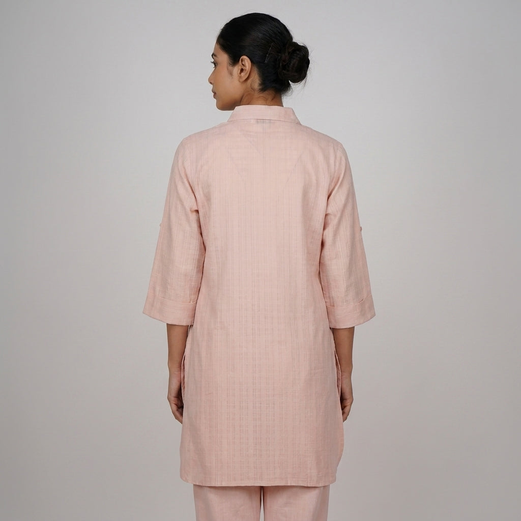 Cotton Solid Straight Kurta