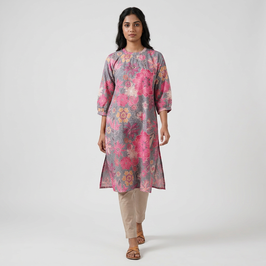 Printed Straight Kurta