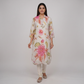 Printed V-Neck Straight Kurta