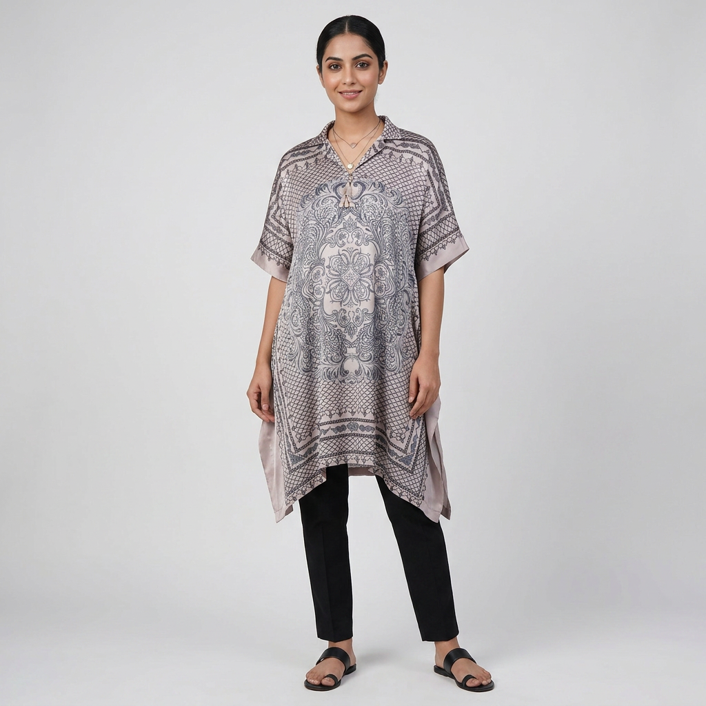 Printed Flared Kurta