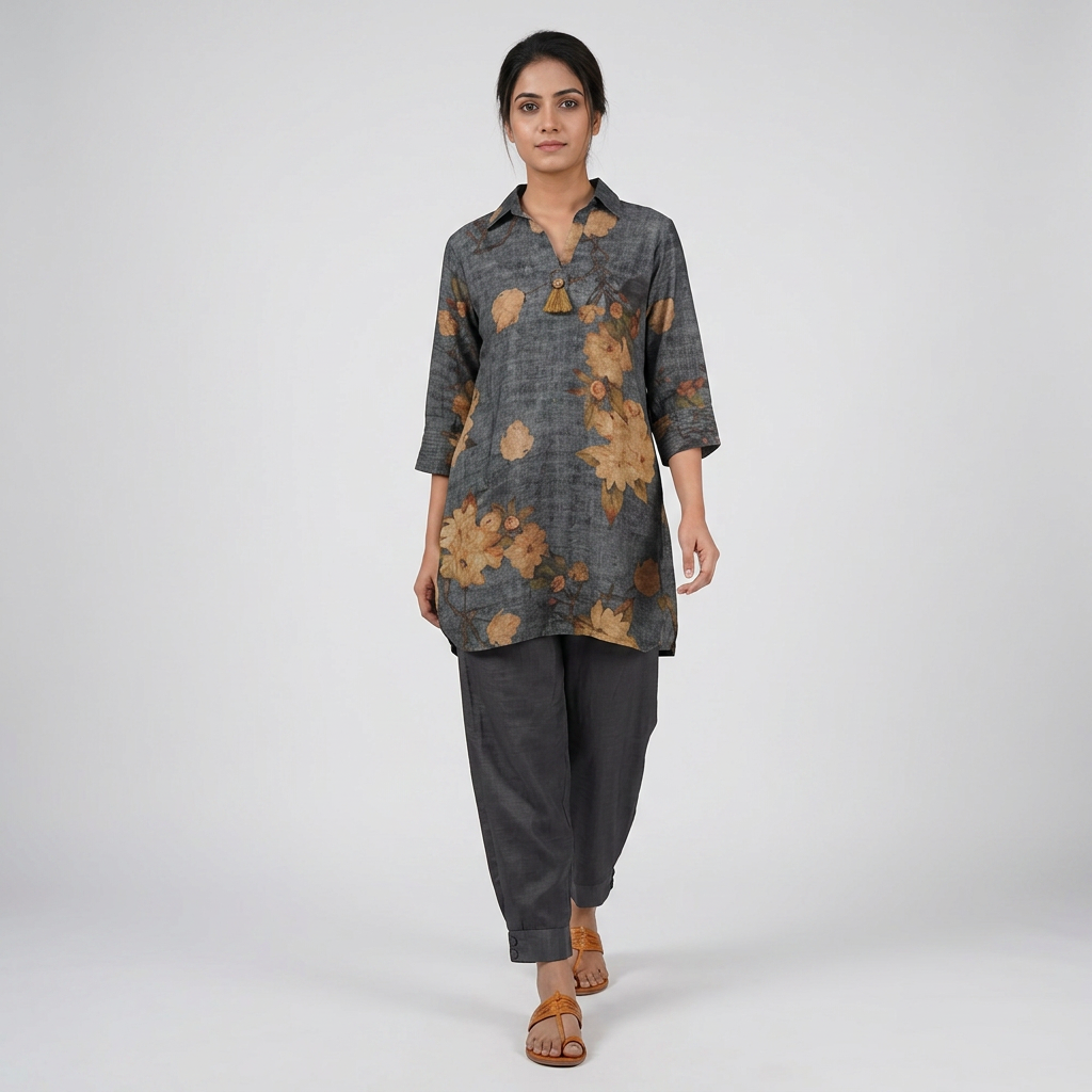 Printed Straight Kurta