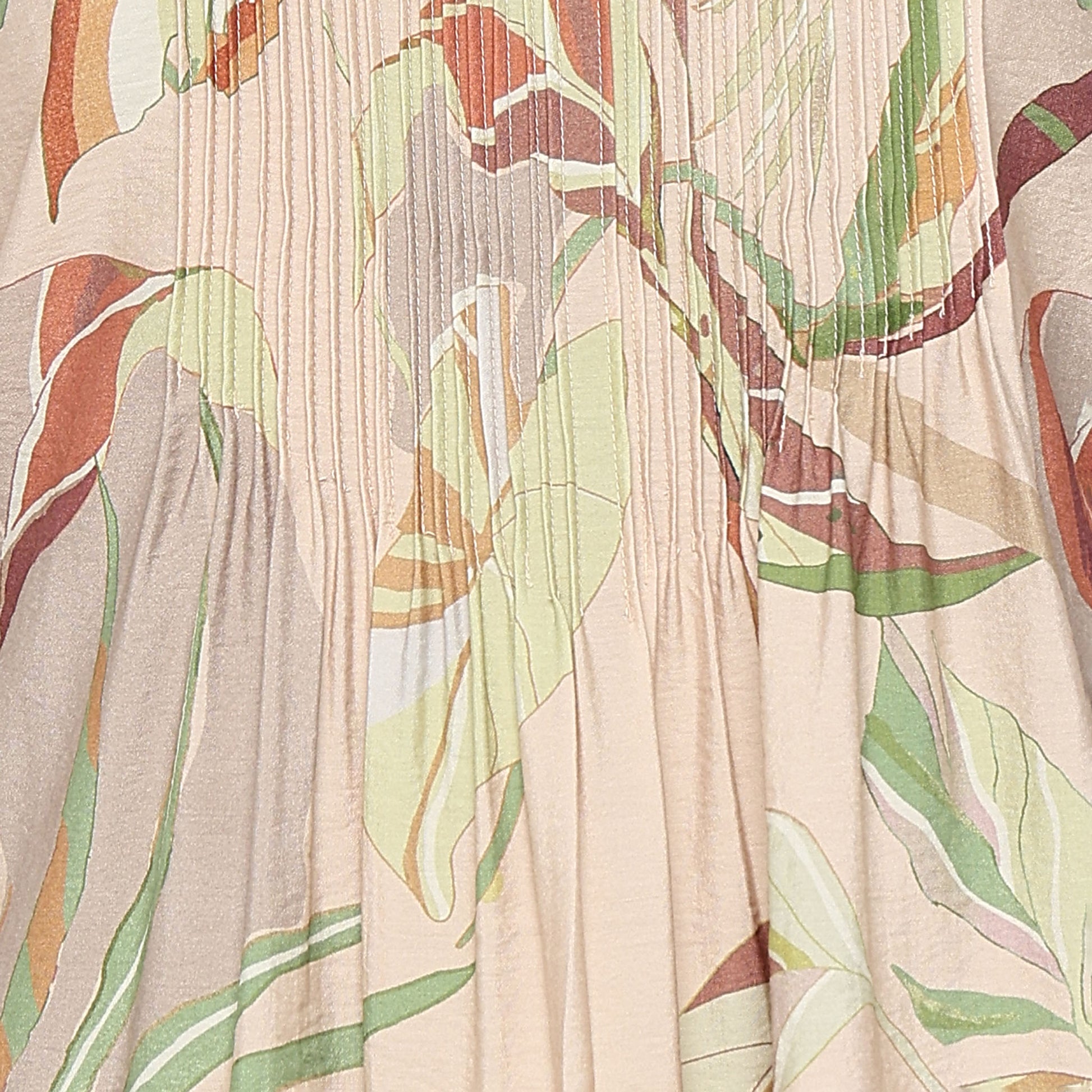 Printed Shirt Collar Kurta