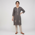 Cotton Embroidered Straight Kurta
