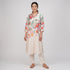 Printed V-Neck Straight Kurta