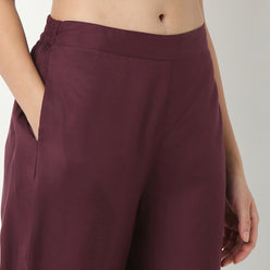 Viscose Ankle Length Pants