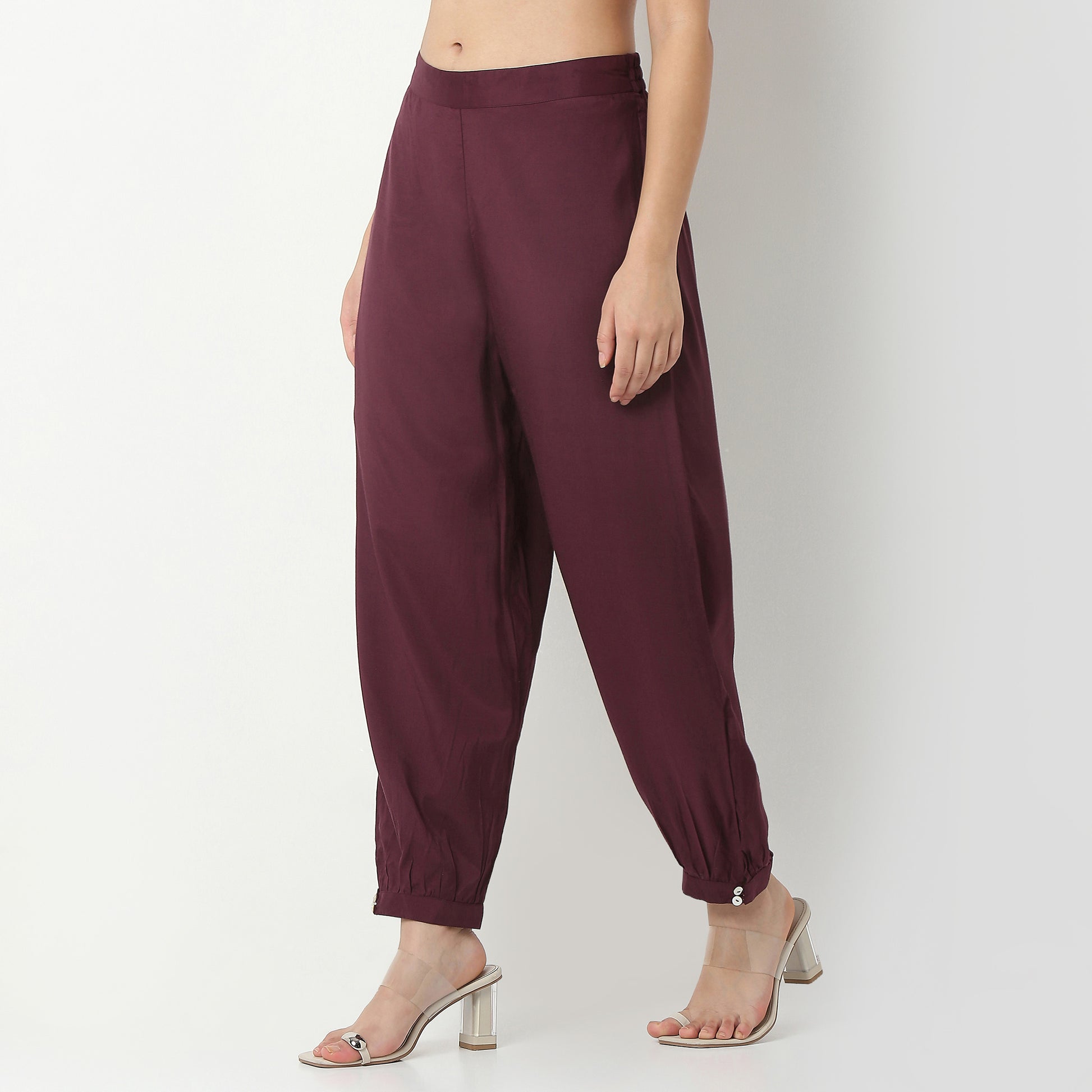 Viscose Ankle Length Pants