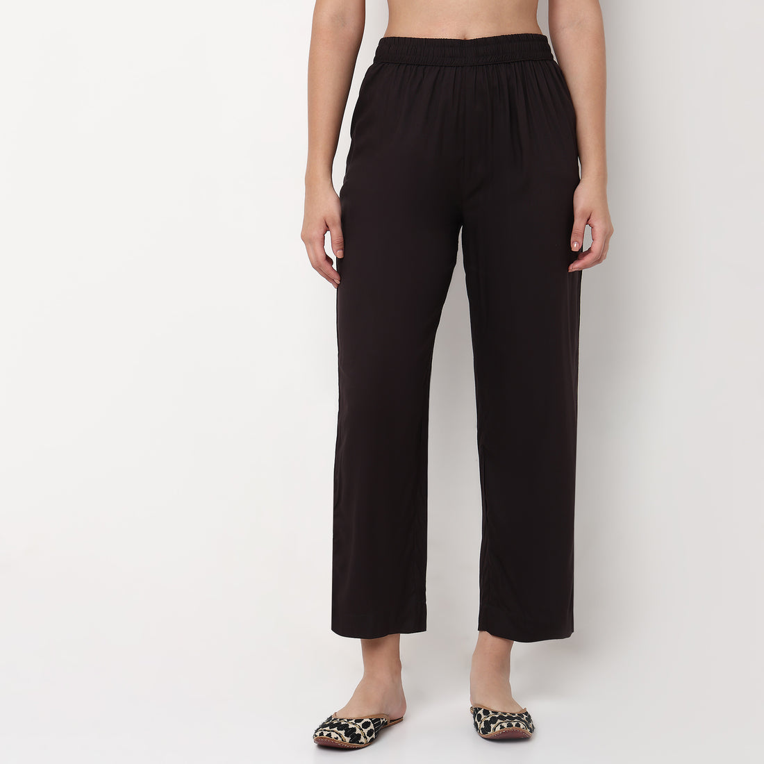 Ankle Length Straight Pants
