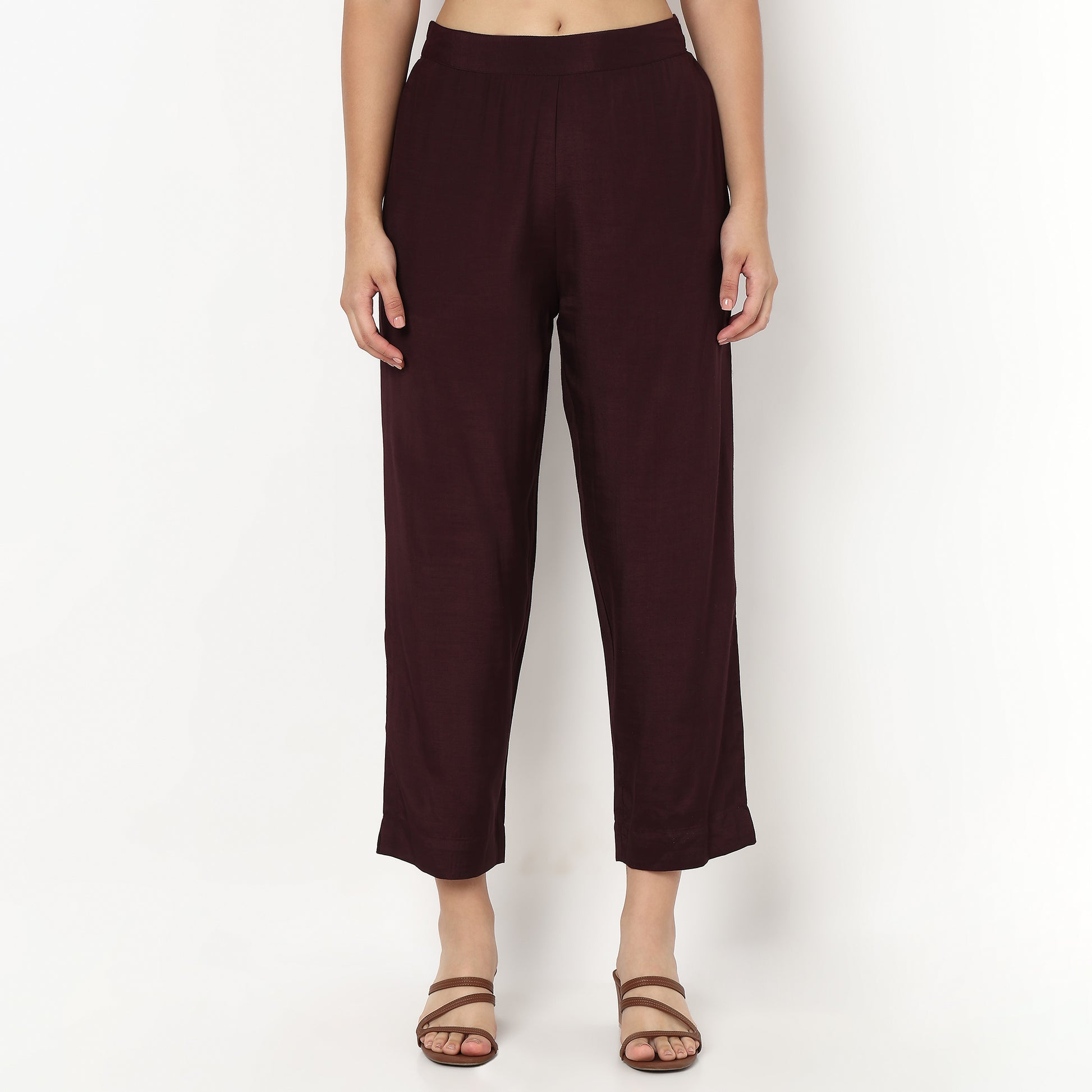 Straight Ankle Length Ethnic Pant