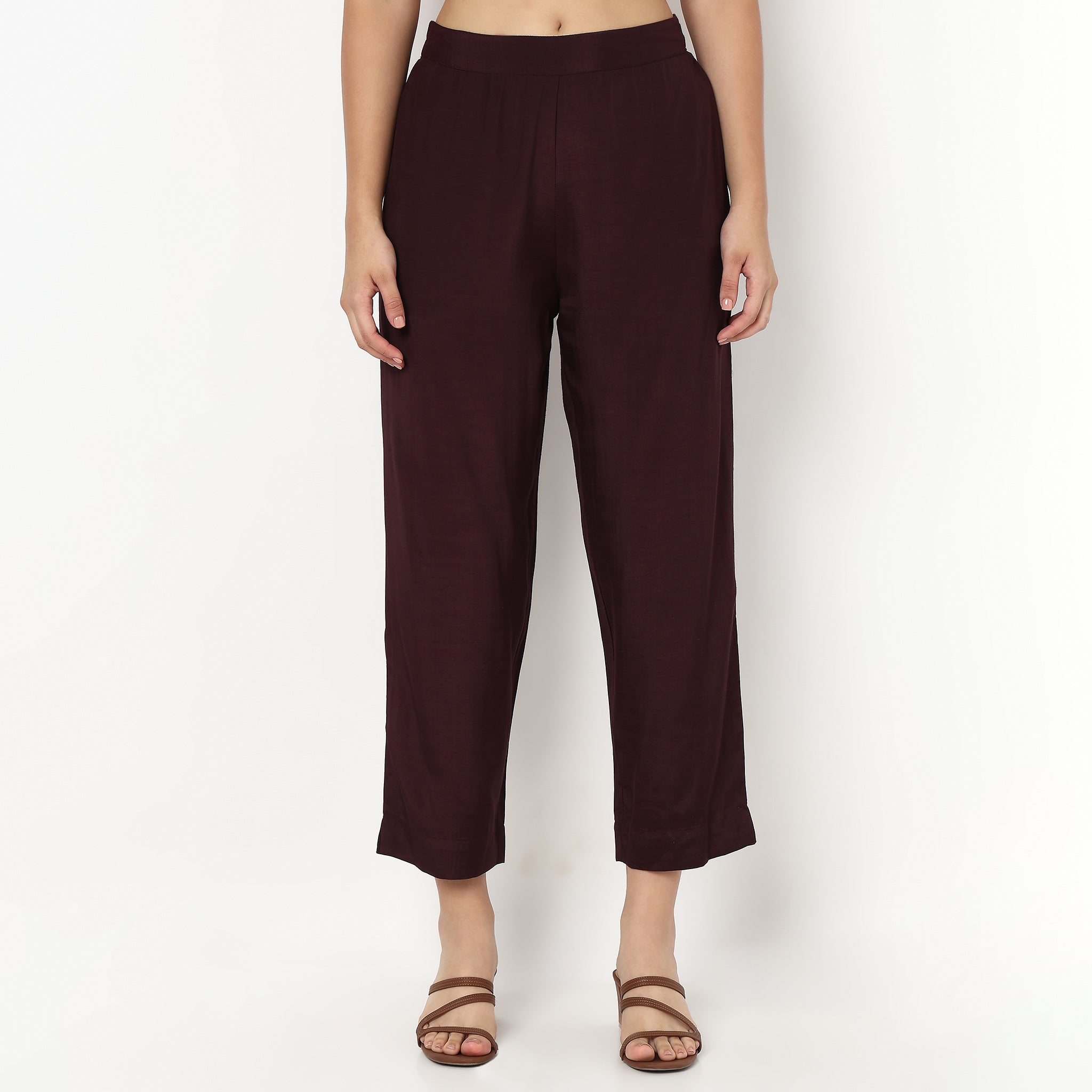 Straight Ankle Length Ethnic Pant