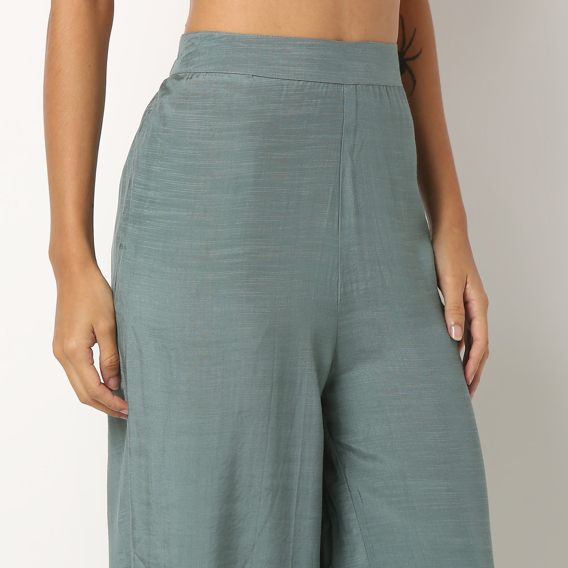 Viscose Afghani Pants Ankle Length