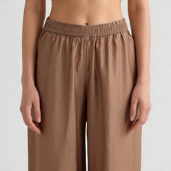 Viscose Nylon Solid Pant