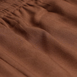 Solid A-Line Straight Fit Pants