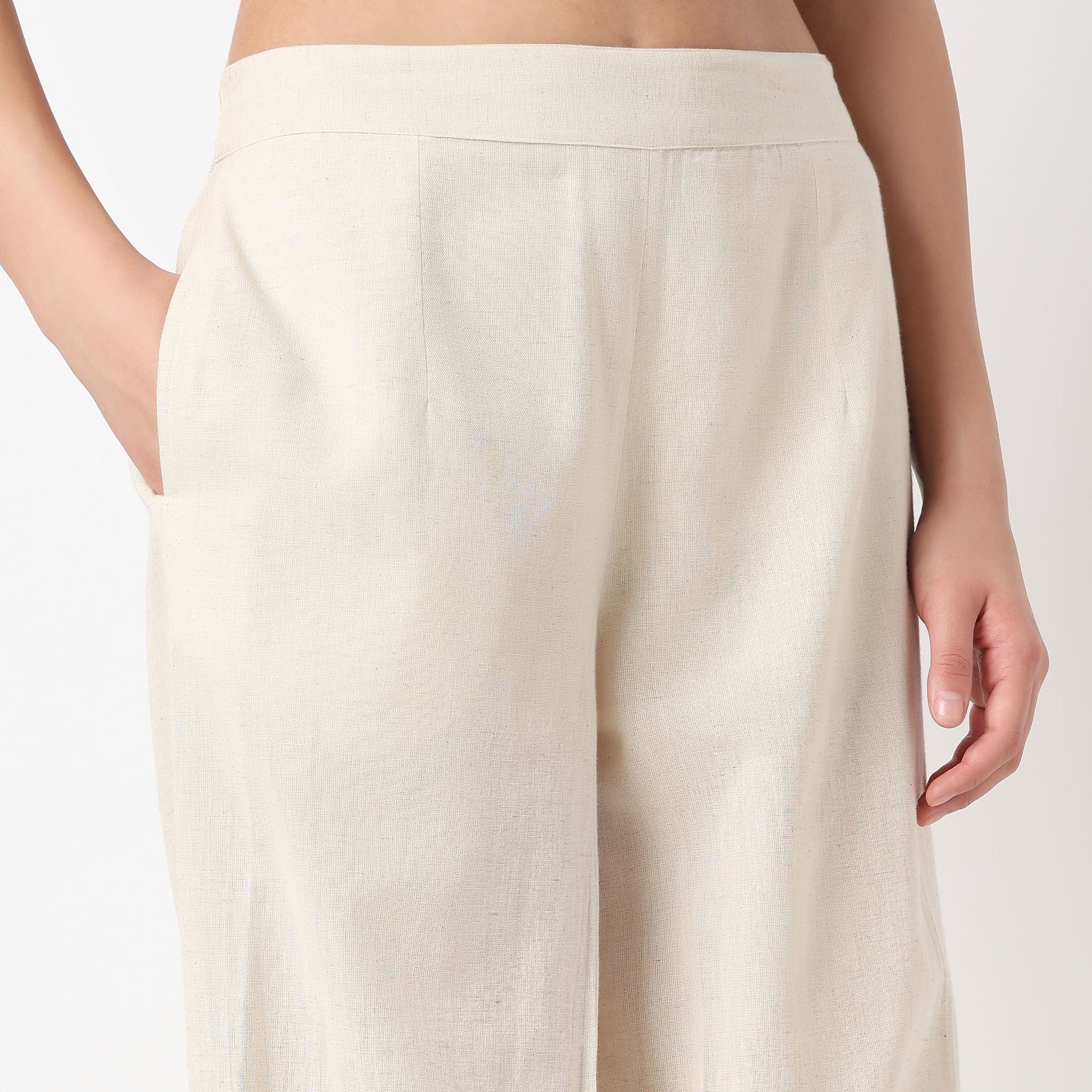 Woven Solid Pant