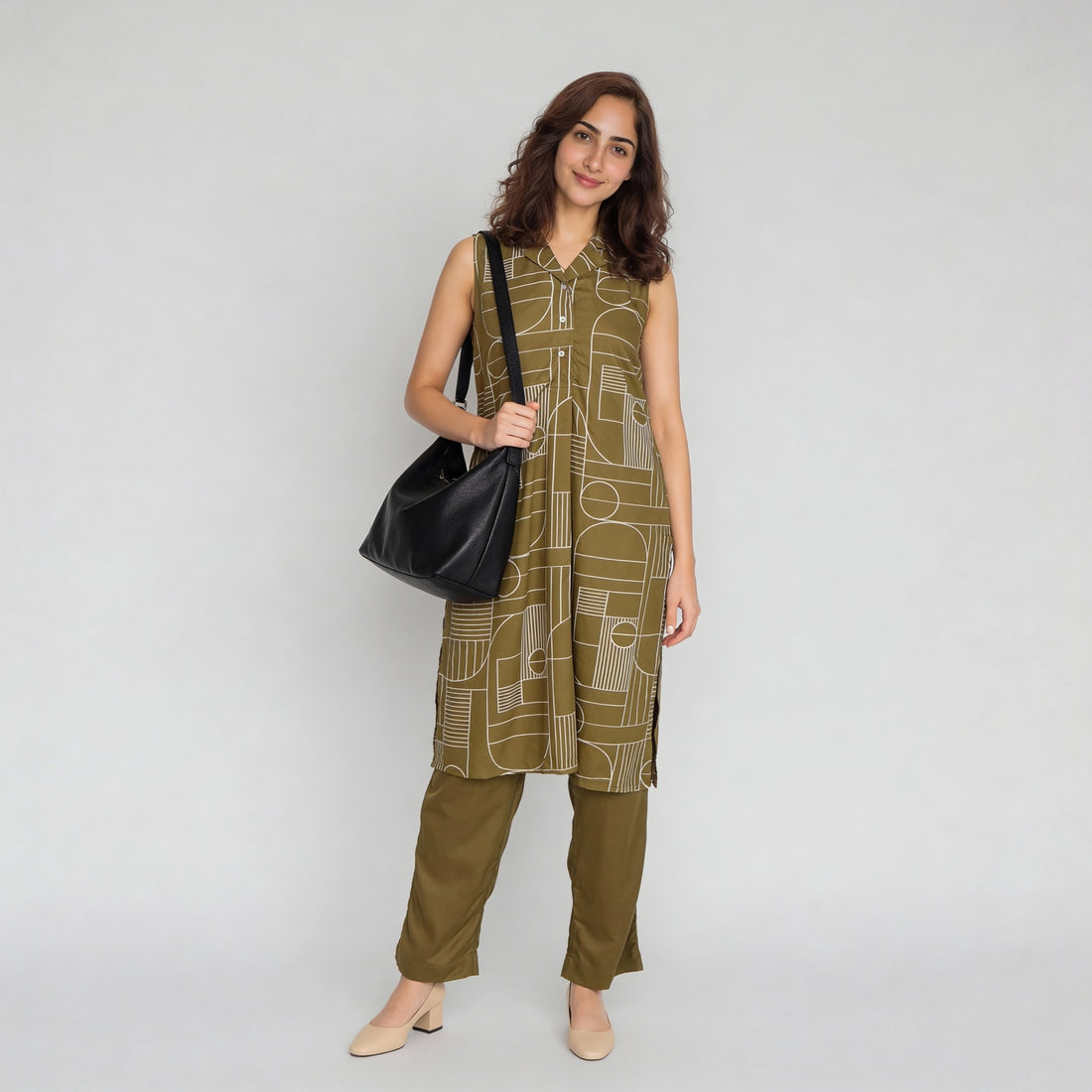Ankle Length Straight Pants