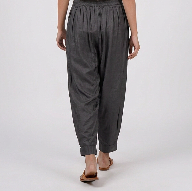 Solid Afghani Straight Pants