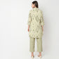 Regular Fit Printed Kurta with Pant Set