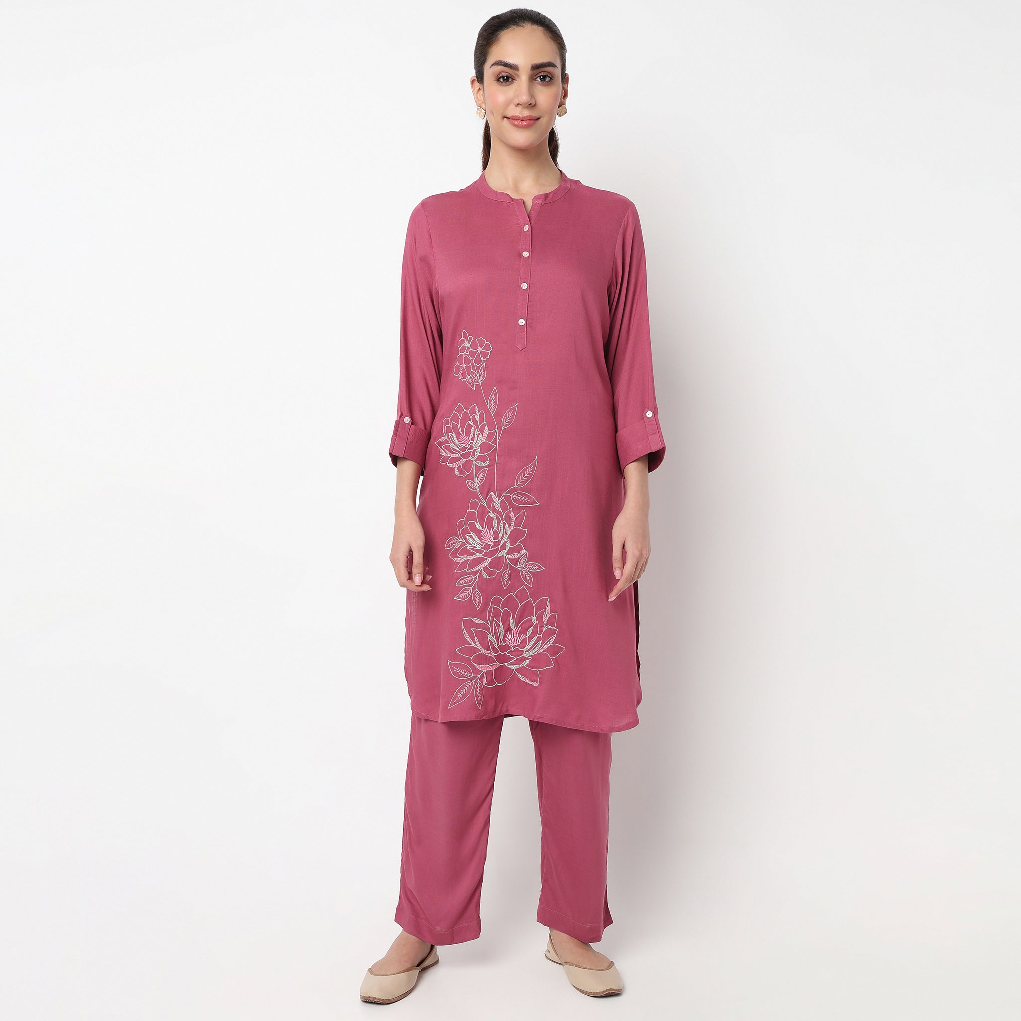 Printed Kurta with Pant Set