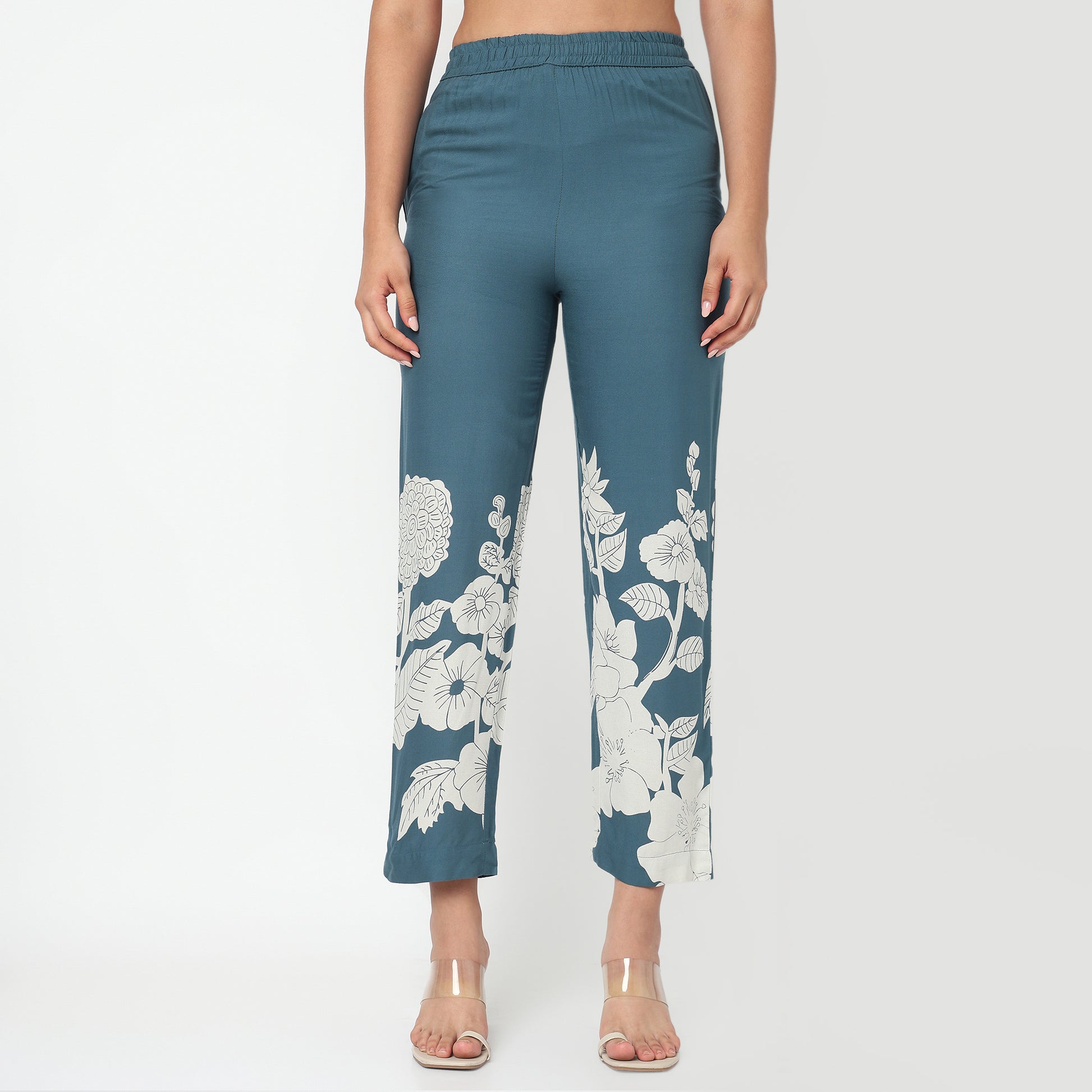 Printed Half Placket Kurta and Pant Cord set