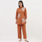 Embroidered Straight Kurta with Pant Set
