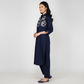 Embroidered Straight Kurta with Pant Set