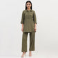 Structured Tie-Up Kurta with Pant Set