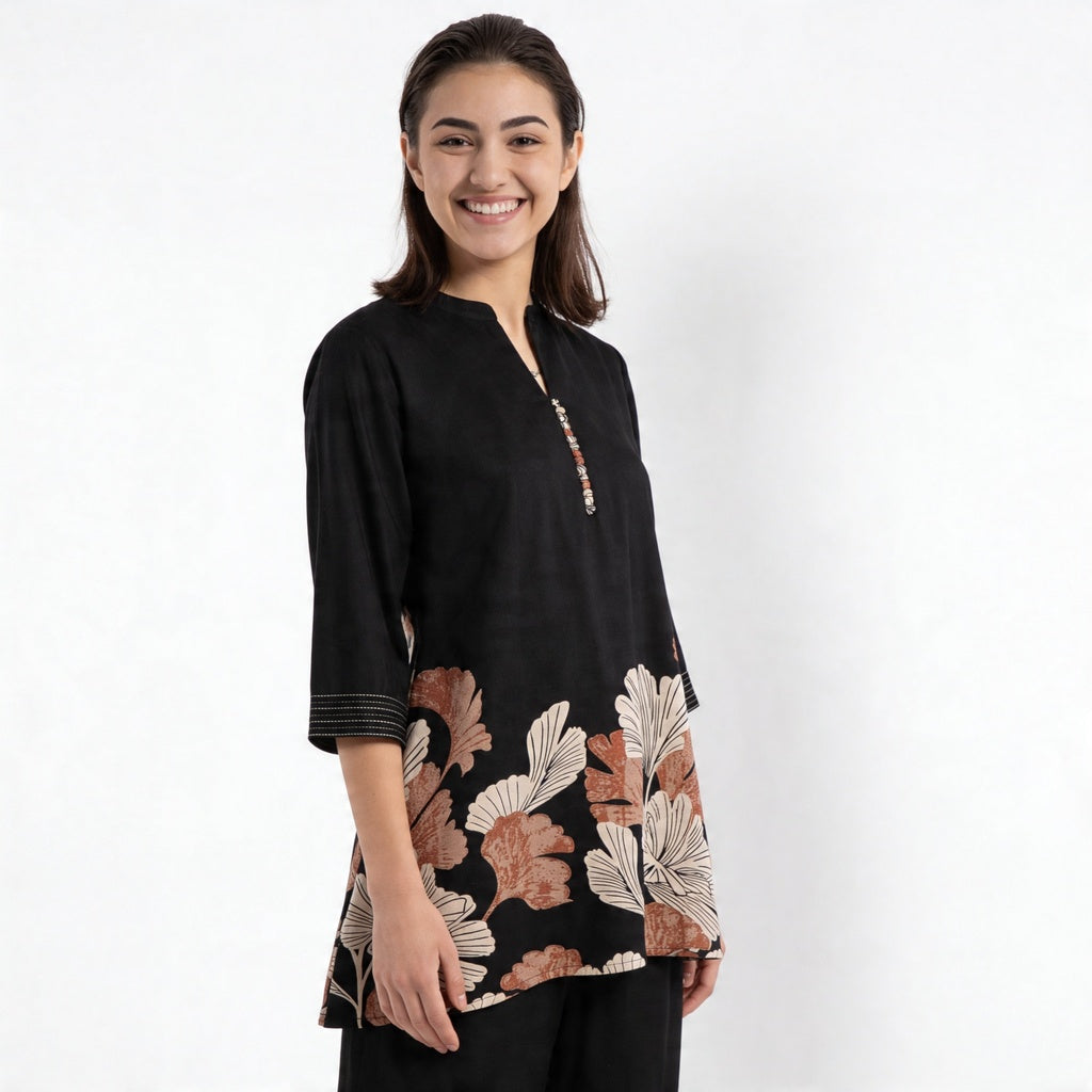 Printed Kurta with Pant Set