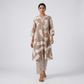 Printed V-Neck Kurta with Pant Set