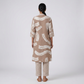 Printed V-Neck Kurta with Pant Set