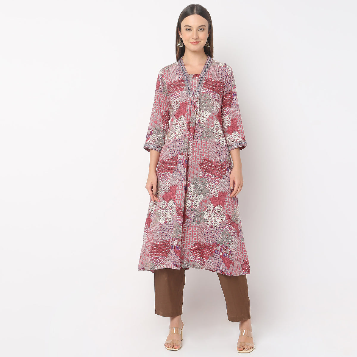 Straight Fit Printed Kurta