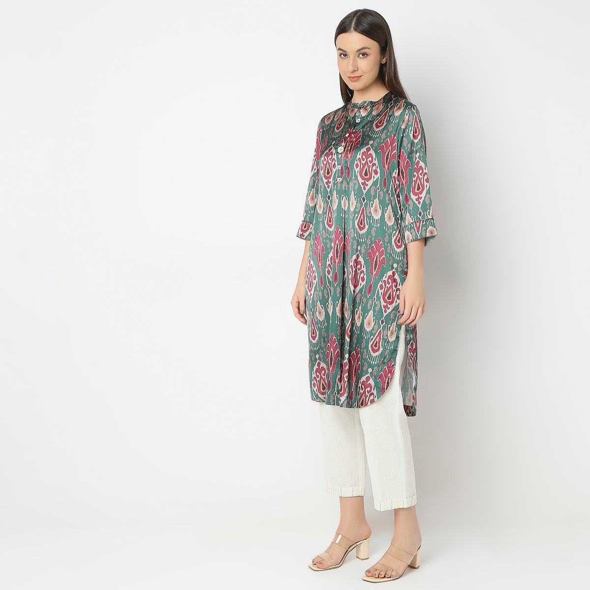 Straight Fit Printed Kurta