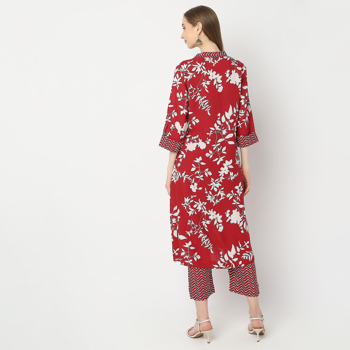 Flare Fit Printed Kurta